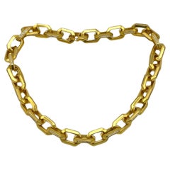 Moderne Halskette CZ auf Goldkette