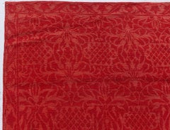 Tapis moderne « Rubivine » de Doris Leslie Blau, à motifs floraux et de vigne, en damas brun