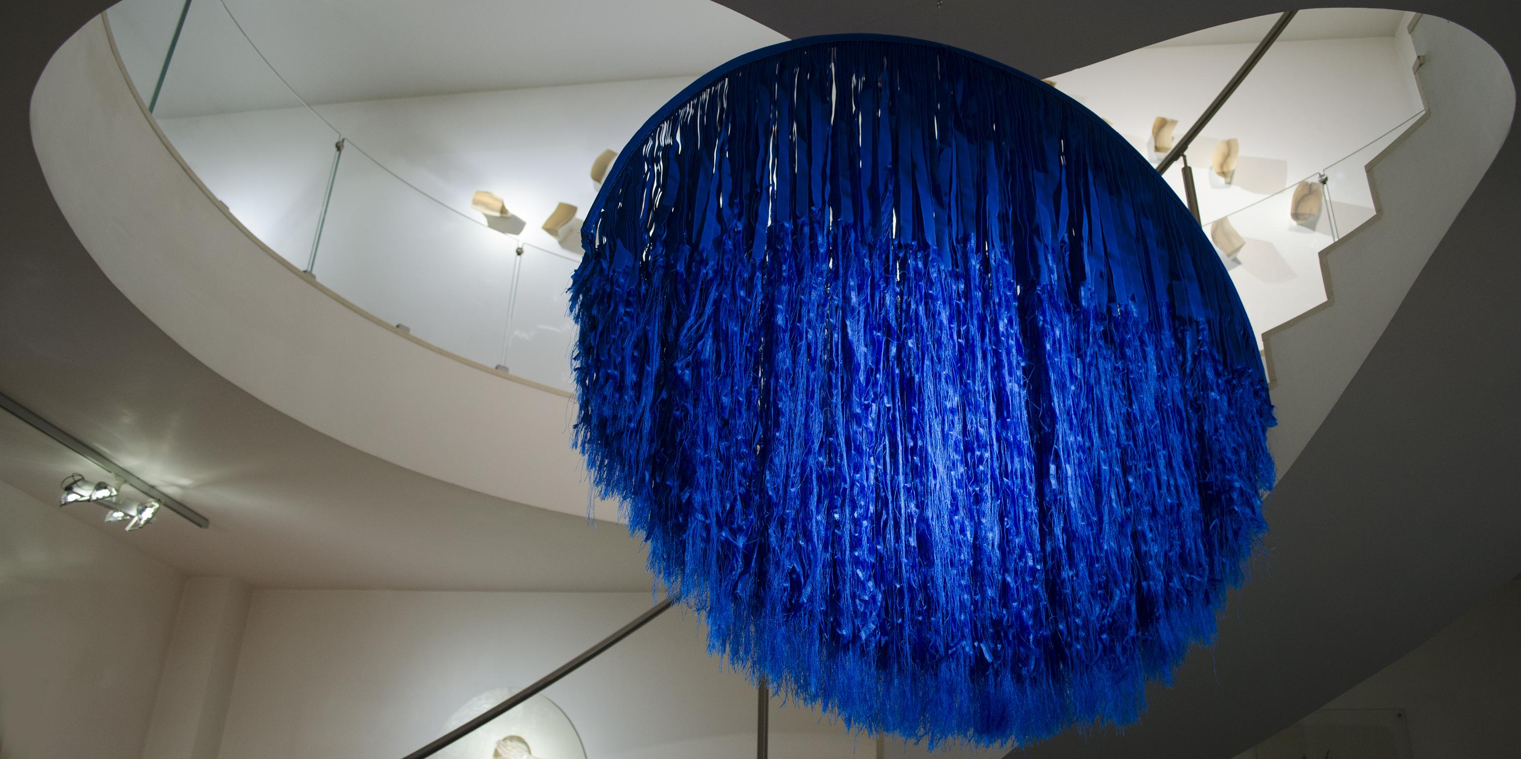 Daniele Papuli pour Dilmos, ruban de tapisserie circulaire en fibre de polyester moderne Neuf - En vente à Milan, IT