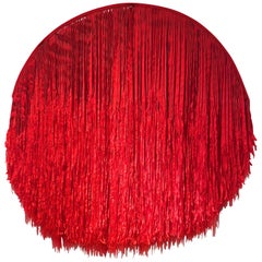 Daniele Papuli pour Dilmos, ruban de tapisserie circulaire en polyester et fibre de verre moderne