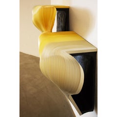 Modern Daniele Papuli for Dilmos Wall Mounted Shelf Handmade Paper