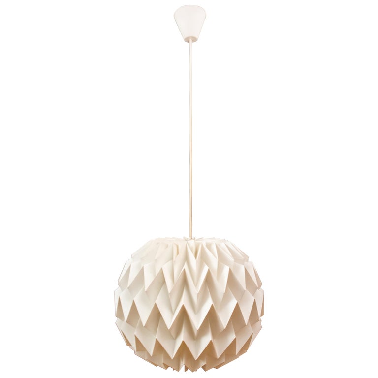 Linden large origami paper lampshade