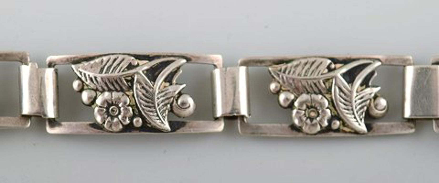 Modern Danish Design, Bracelet in Silver In Excellent Condition In bronshoj, DK