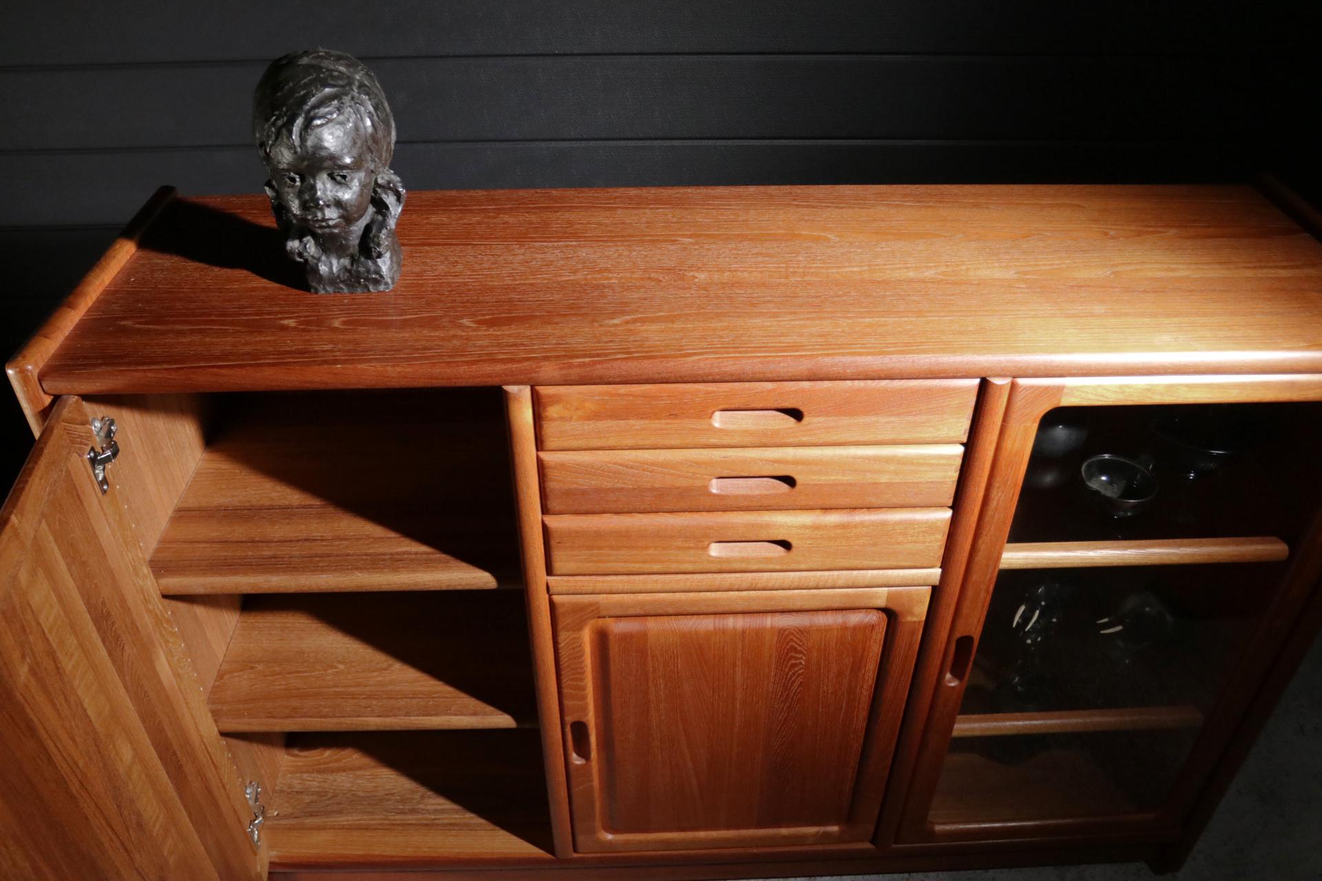 Modern Danish Design Dyrlund Frederiksborg Highboard Teak, 1995 2