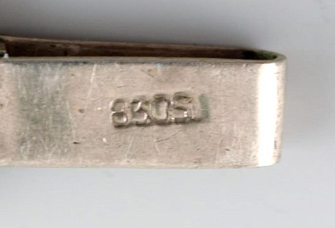 Modern Danish Design, Three Bracelets in Silver, Stamped 830S For Sale 5