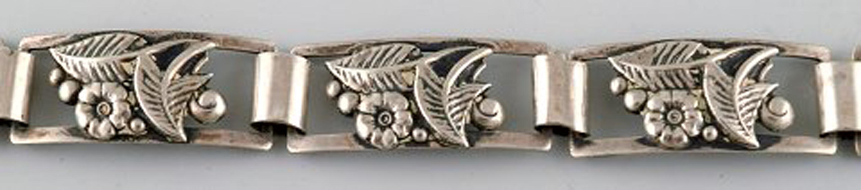 Modern Danish Design, Three Bracelets in Silver, Stamped 830S For Sale 1