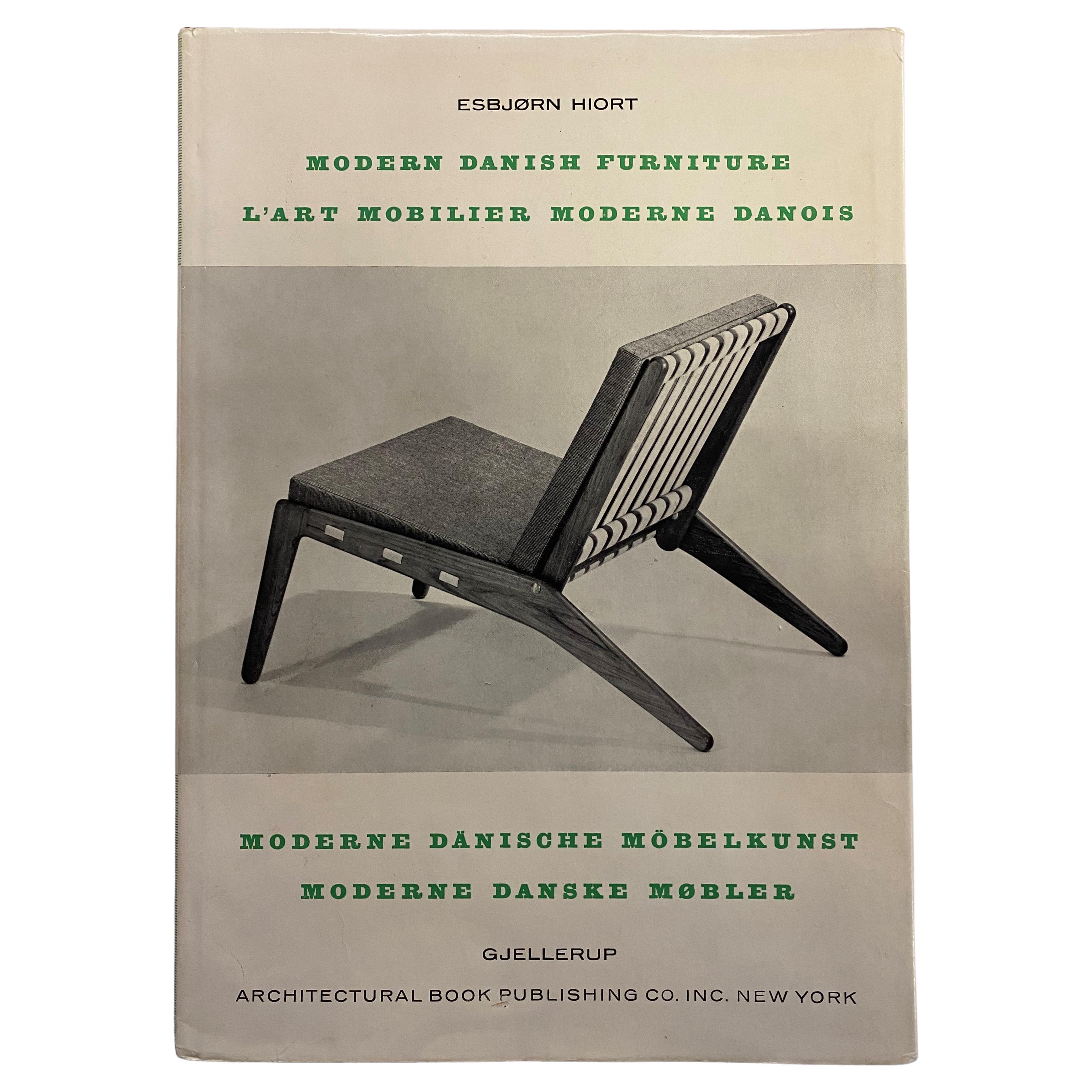 Modern Danish Furniture by Esbjorn Hiort (Book) For Sale