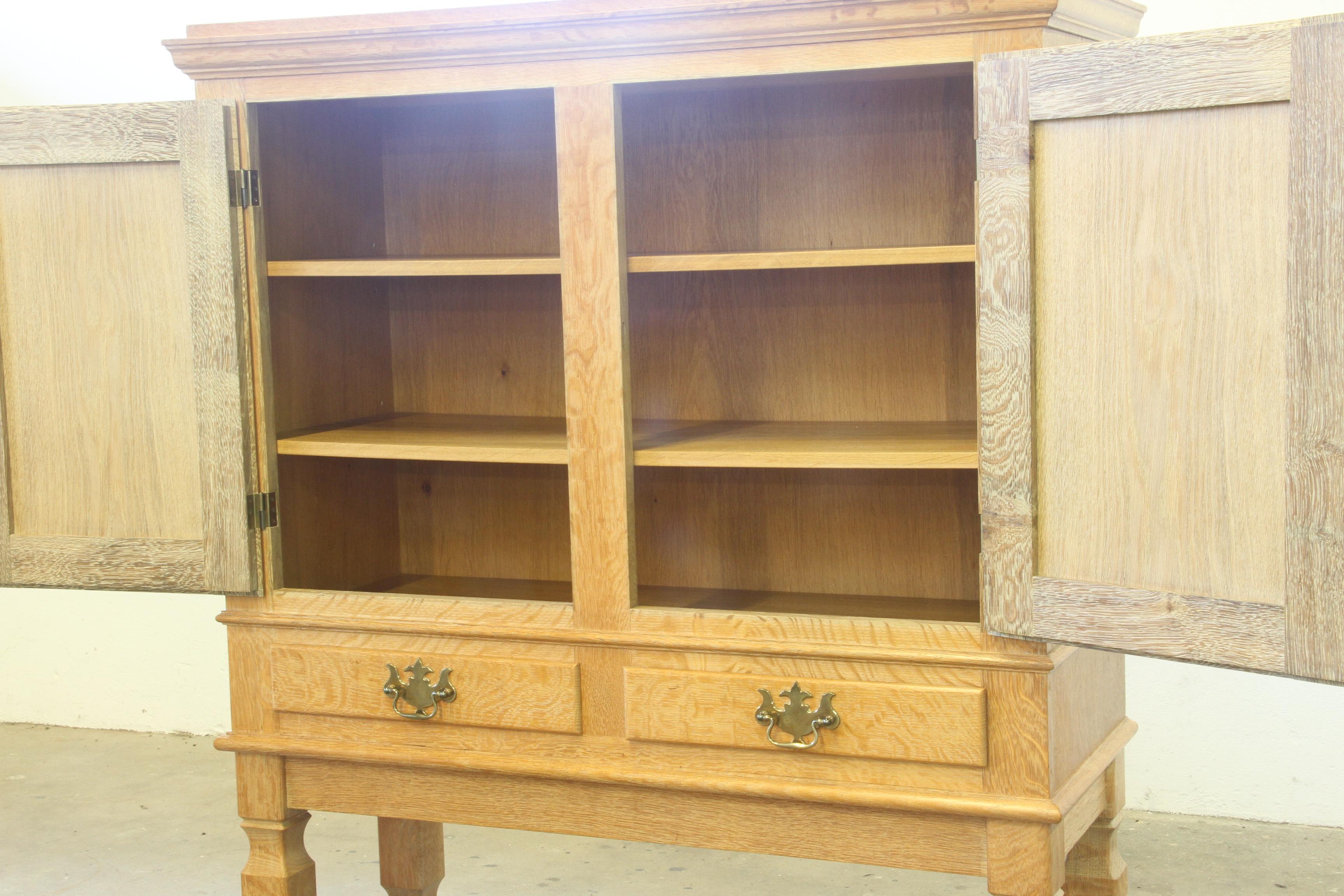 Modern Danish Oak Cabinet style of Henning Kjærnulf, 1960s 4