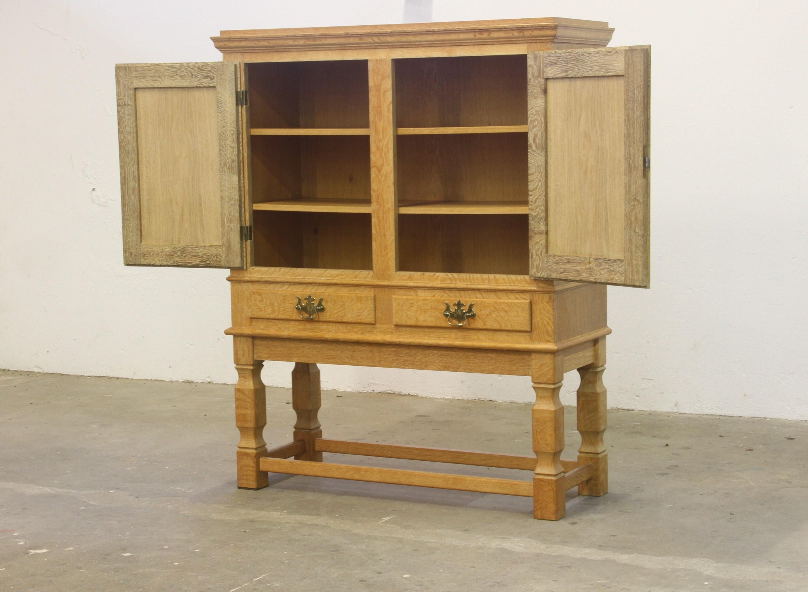 Modern Danish Oak Cabinet style of Henning Kjærnulf, 1960s 7