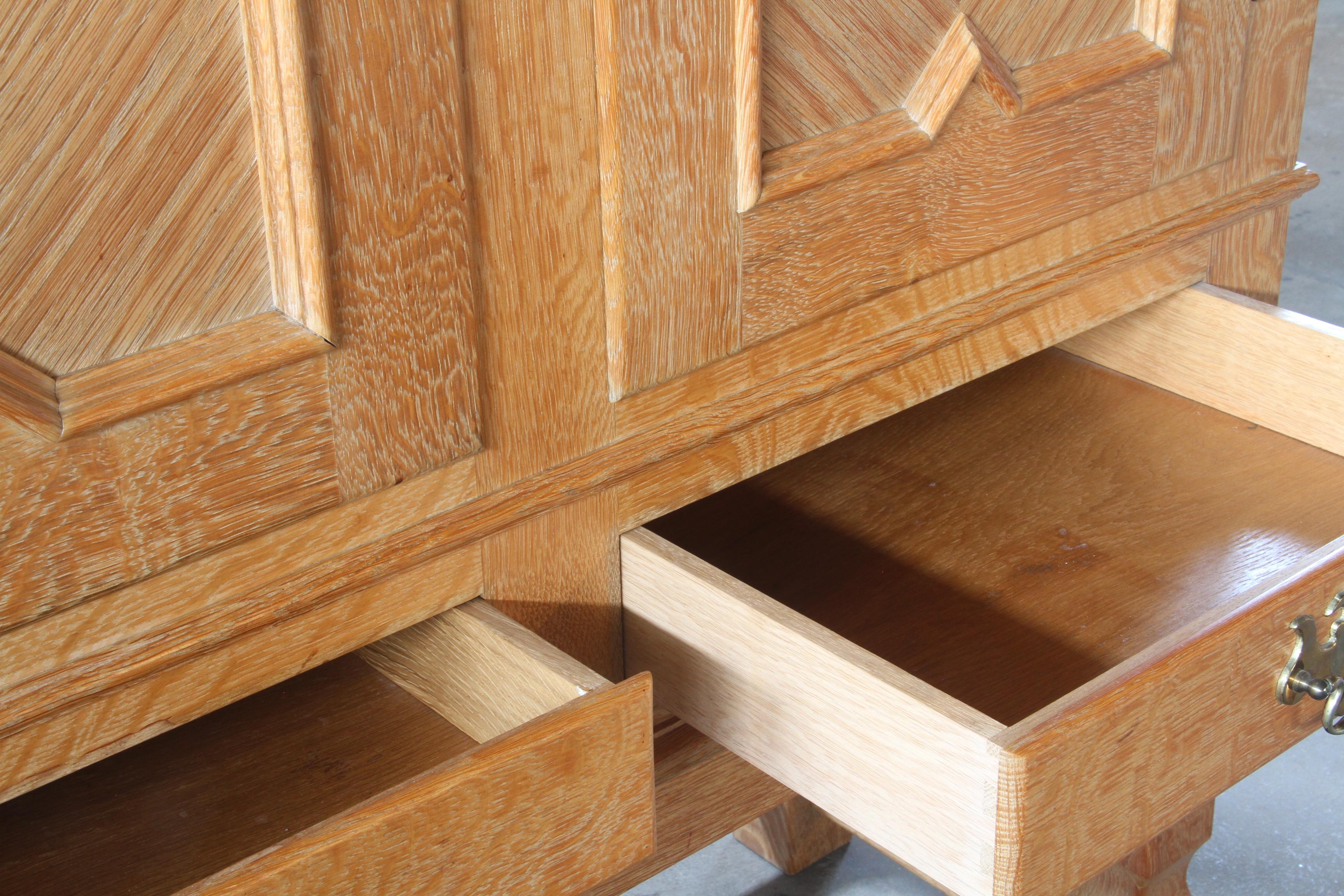 Modern Danish Oak Cabinet style of Henning Kjærnulf, 1960s 3
