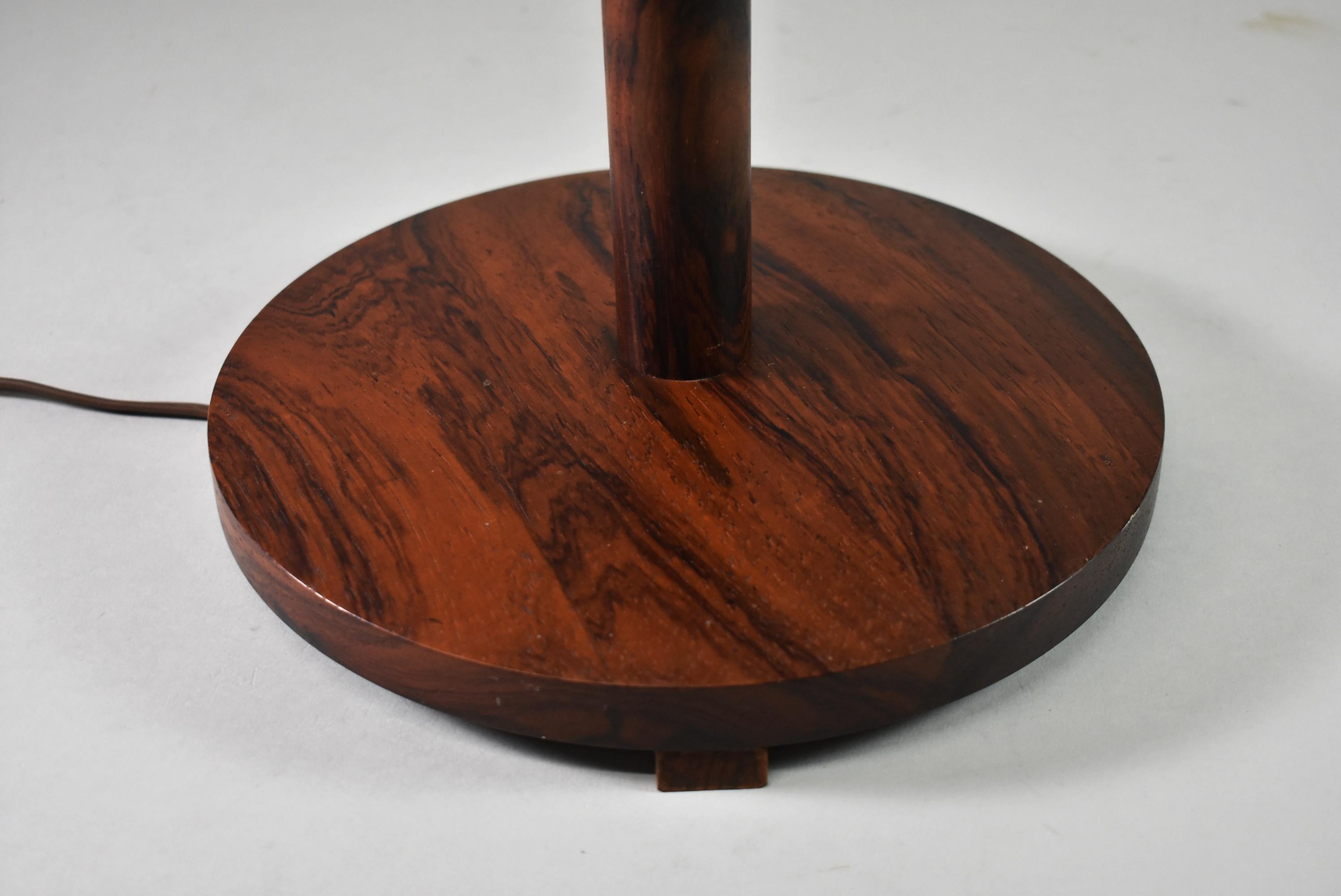 Modern Danish Rosewood Floor Lamp By Kovacs For Sale 1