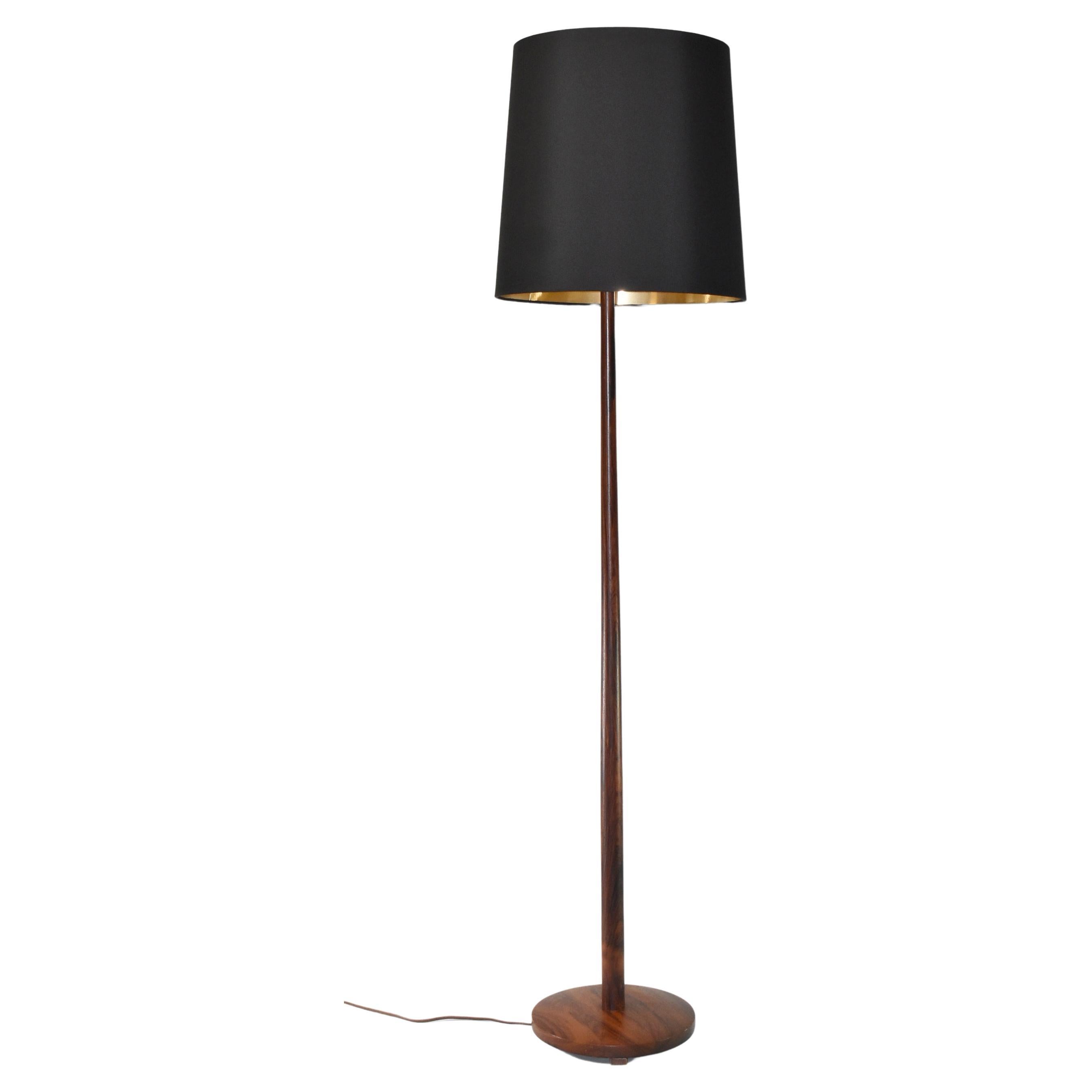 Modern Danish Rosewood Floor Lamp By Kovacs For Sale