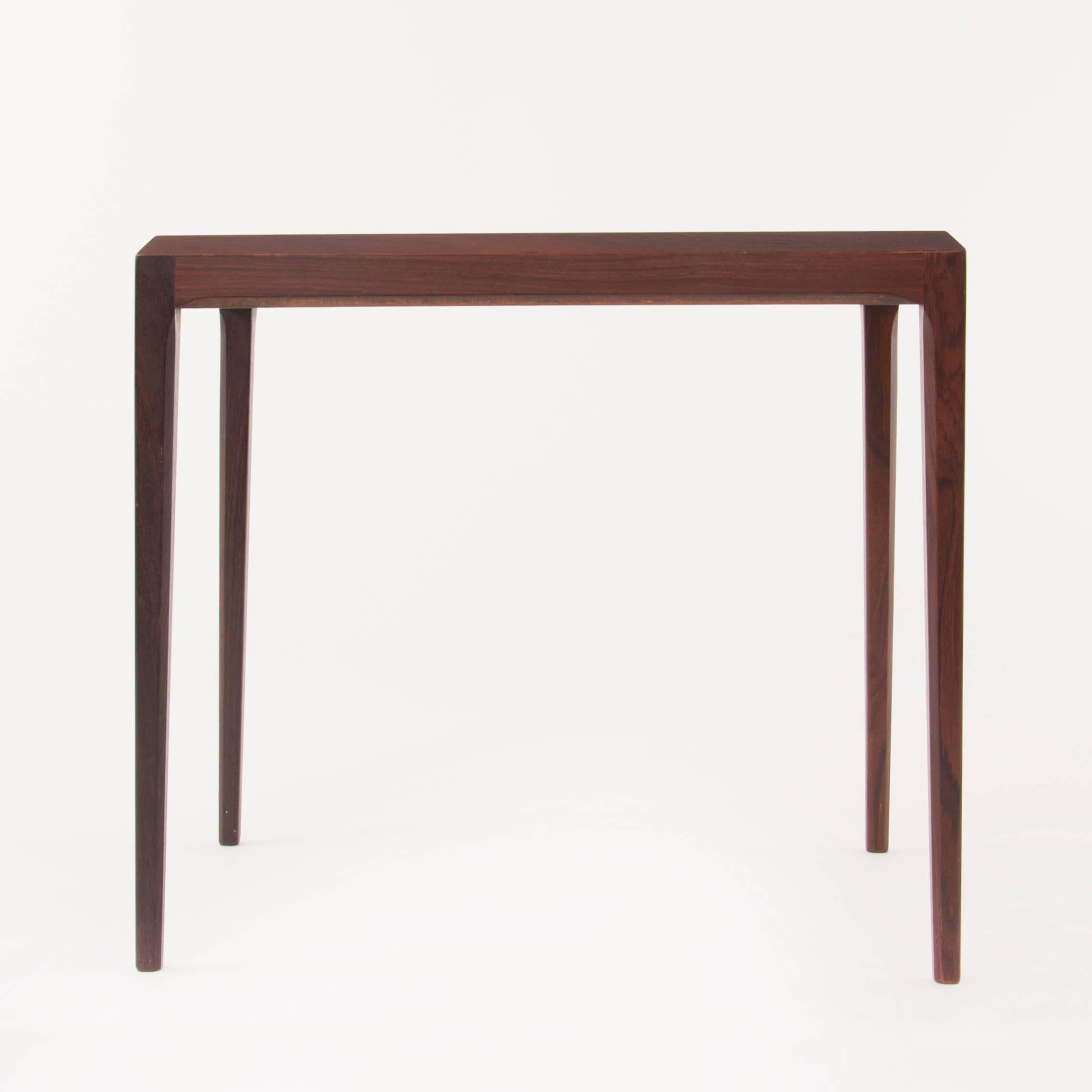 Mid-Century Modern Modern Danish Rosewood Side Table by Johannes Andersen for CFC Silkeborg