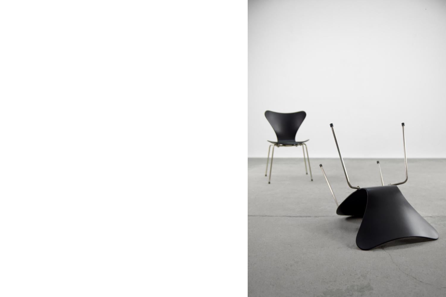 Modern Danish Series 7 Chairs by Arne Jacobsen for Fritz Hansen, 1950s, Set of 4 6