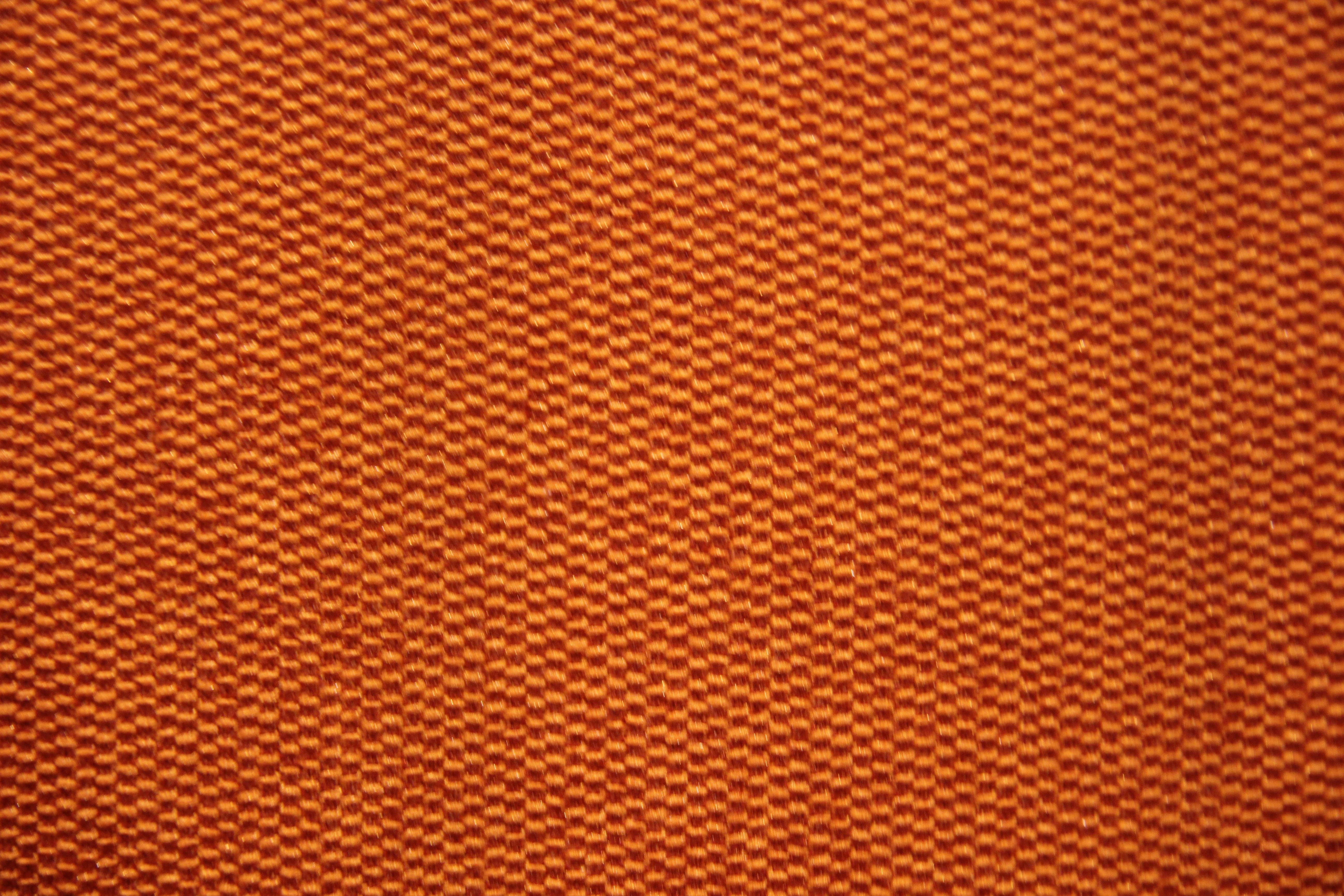 Fabric Modern Danish Style Orange 2-Piece Sectional Sofa Kofod Larsen