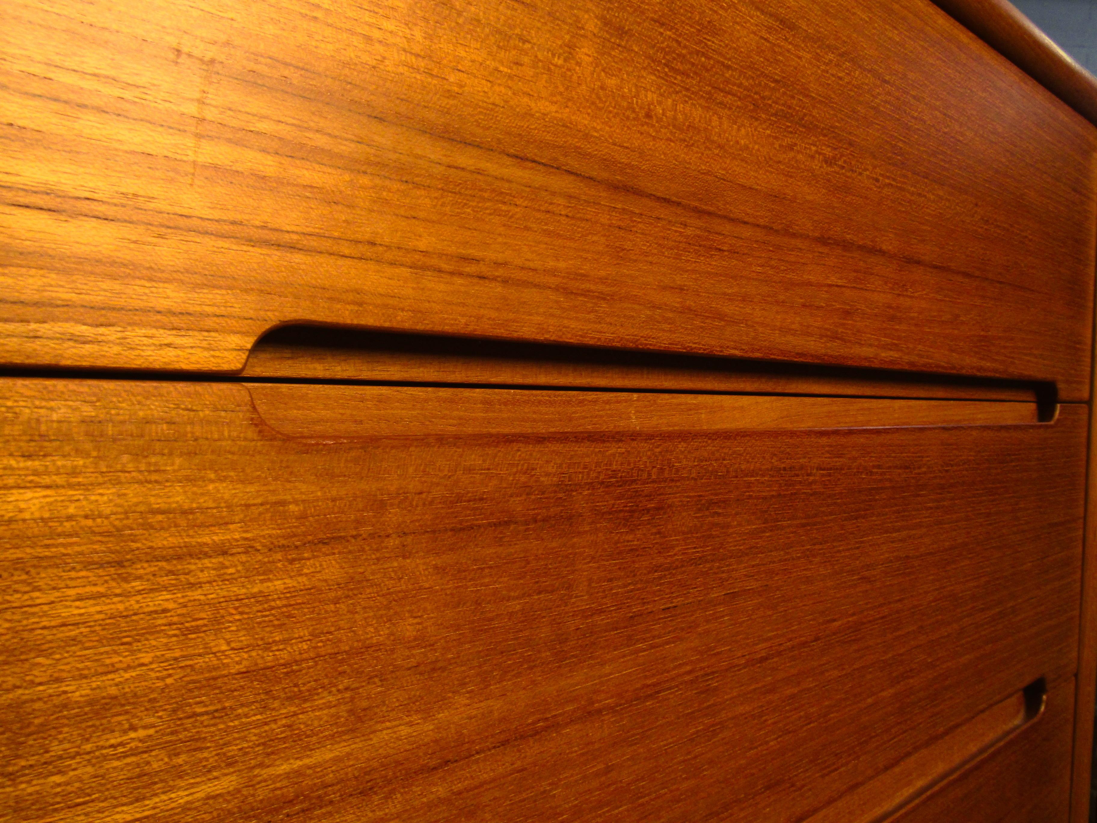 Modern Danish Teak Dresser 5