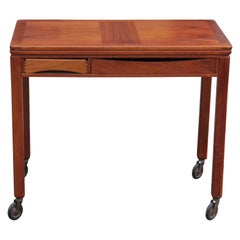 Modern Danish Teak Flip Top Fondue Cart / Server by Yngve Ekström for Kallemo