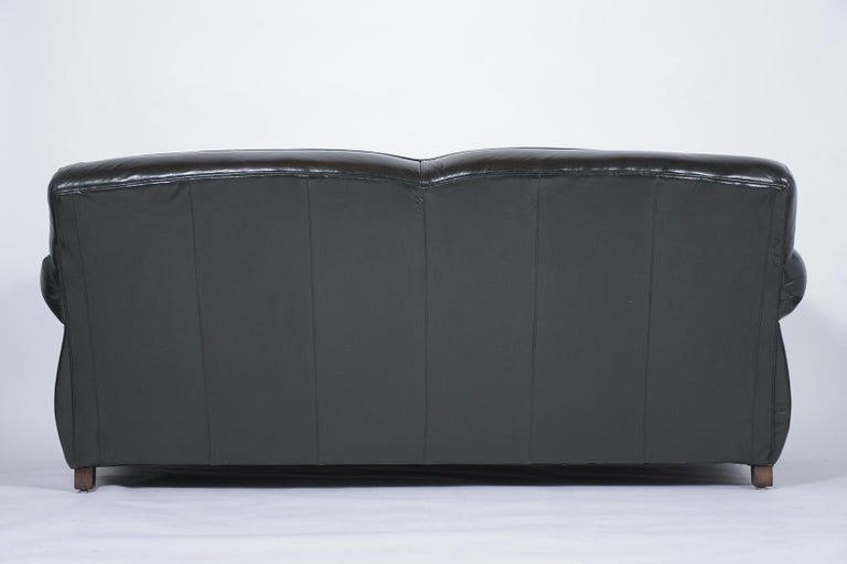 Green Leather Sofa For Sale at 1stDibs green leather couch for sale