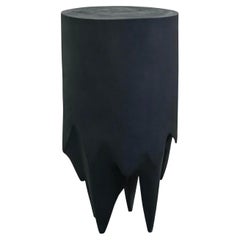 Modern Dark Matter Custom Colors Side Table Large by Studio S II Cast Gypsum