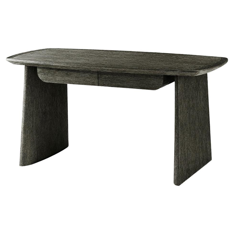Modern Dark Oak Desk For Sale