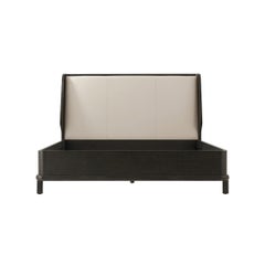 Modern Dark Oak Luxury Bed Frame California King