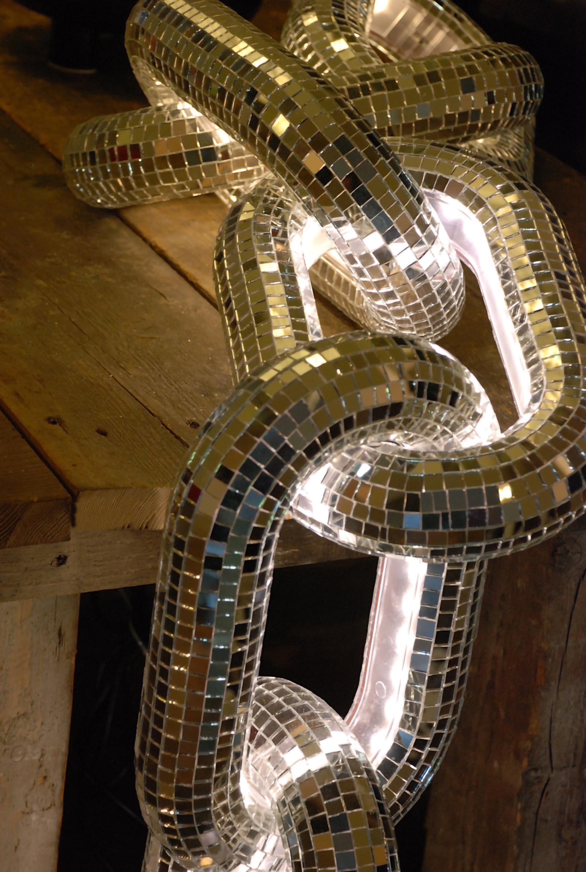Moderne moderne Davide Medri für Dilmos Modulare Glieder-Mosaik-Leuchten aus handgeschnittenem Glas im Zustand „Neu“ im Angebot in Milan, IT