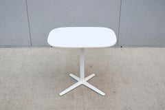 Modern Davis Furniture Lift Height Adjustable White Rectangle Occasional Table