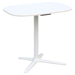 Modern Davis Furniture Lift Height Adjustable White Rectangle Occasional Table