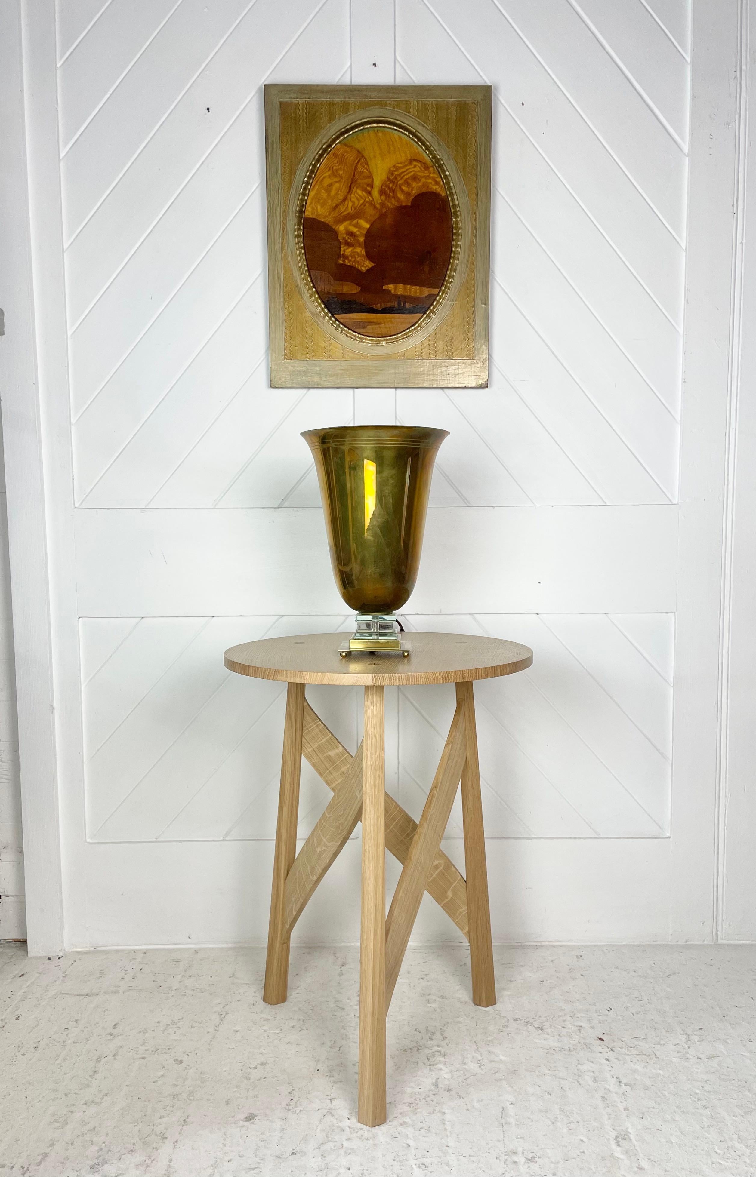 Modern Day Craftsman made side table In New Condition For Sale In Petworth, GB
