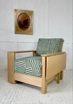 The Modernity 'Zeno' Hand Made Library Chair in Natural Quarter Sawn Oak (Chêne scié sur quartier naturel)