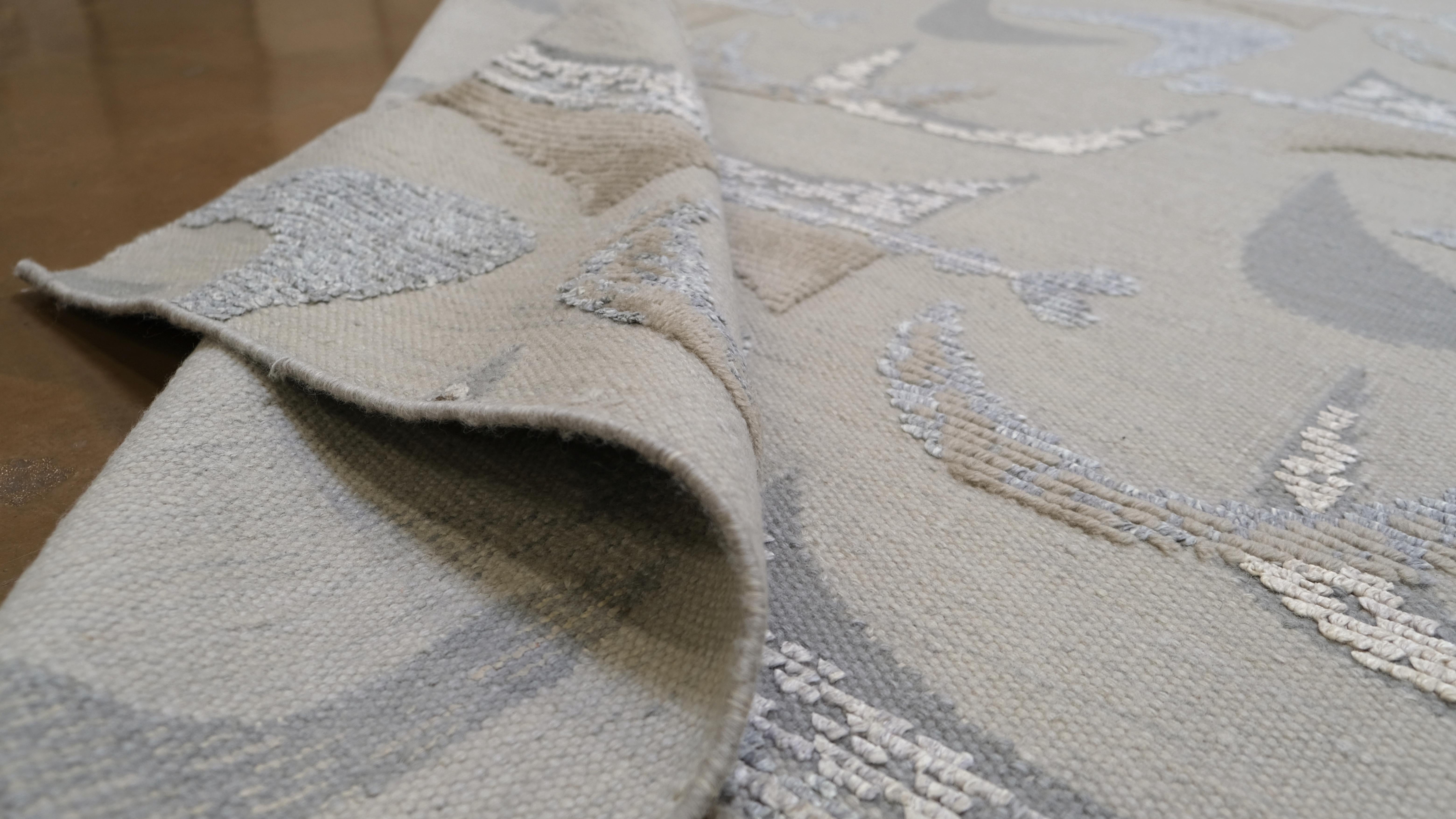 Moderno Tappeto Modern Deco annodato a mano 9'3''x12' in vendita