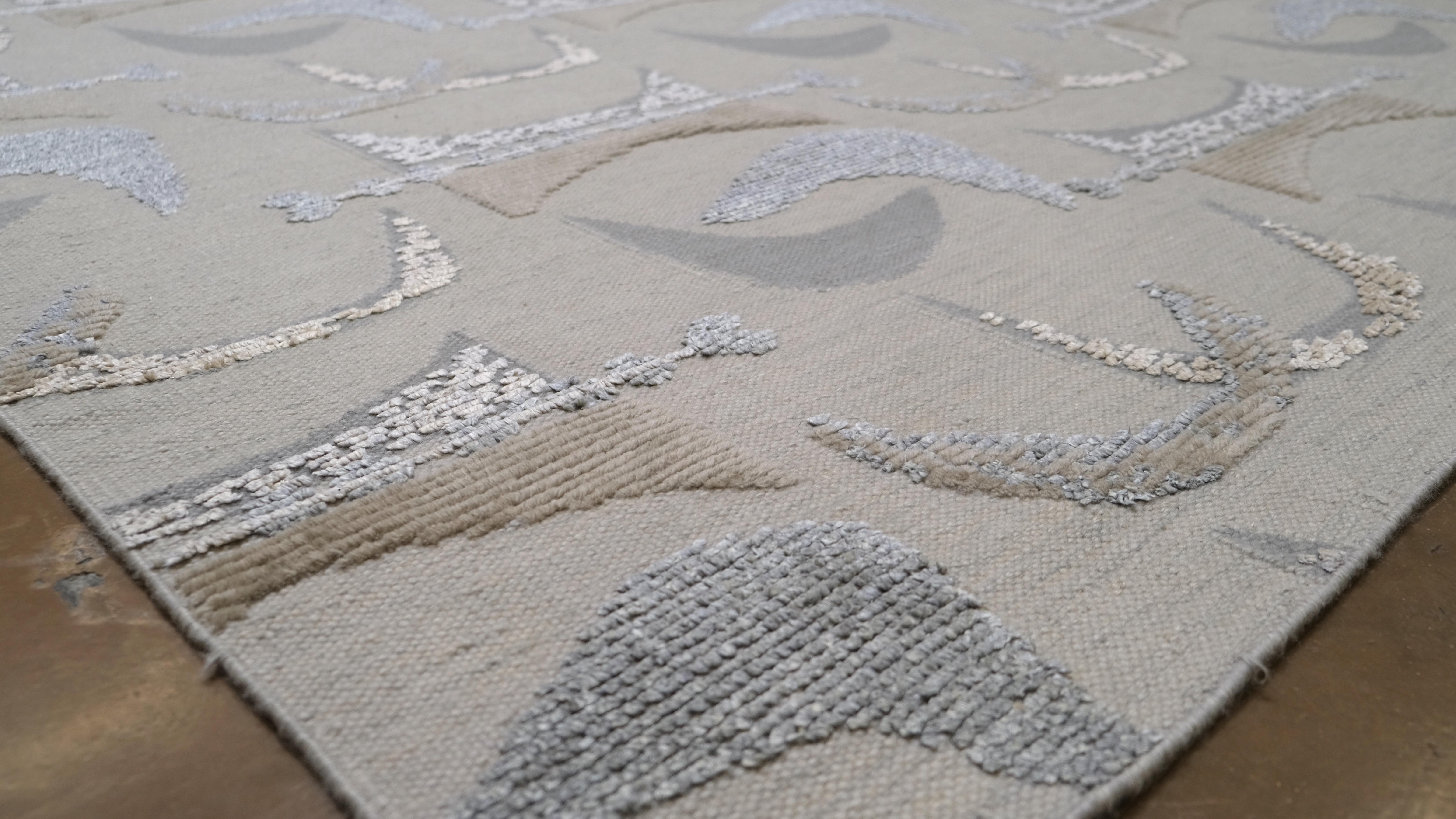 Asiatico Tappeto Modern Deco annodato a mano 9'3''x12' in vendita