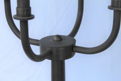 Modern/Deco Lamps, Solid Brass 4-Light, Manner of Tommy Parzinger