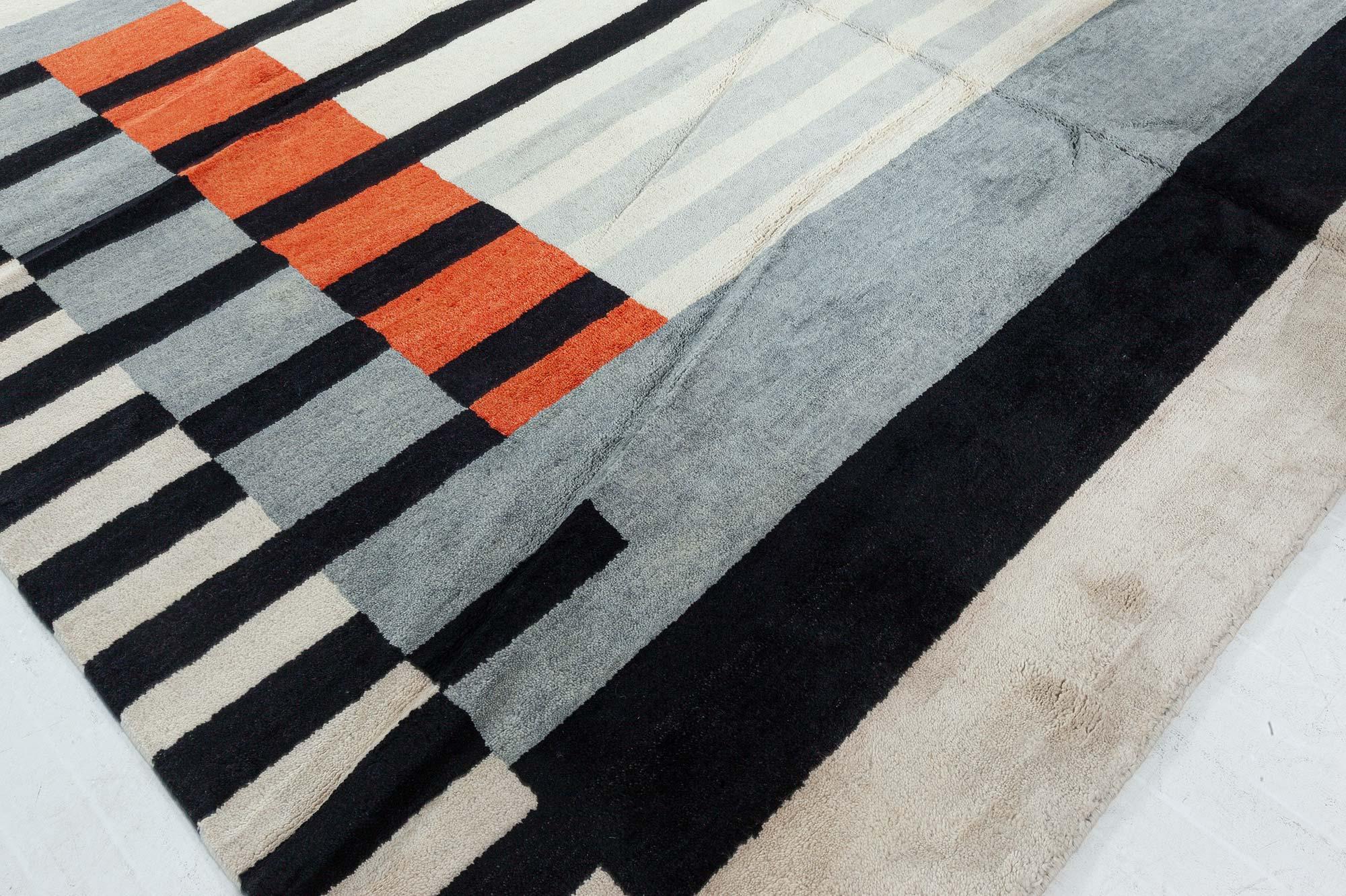Modern Deco Rug by Doris Leslie Blau In New Condition For Sale In New York, NY