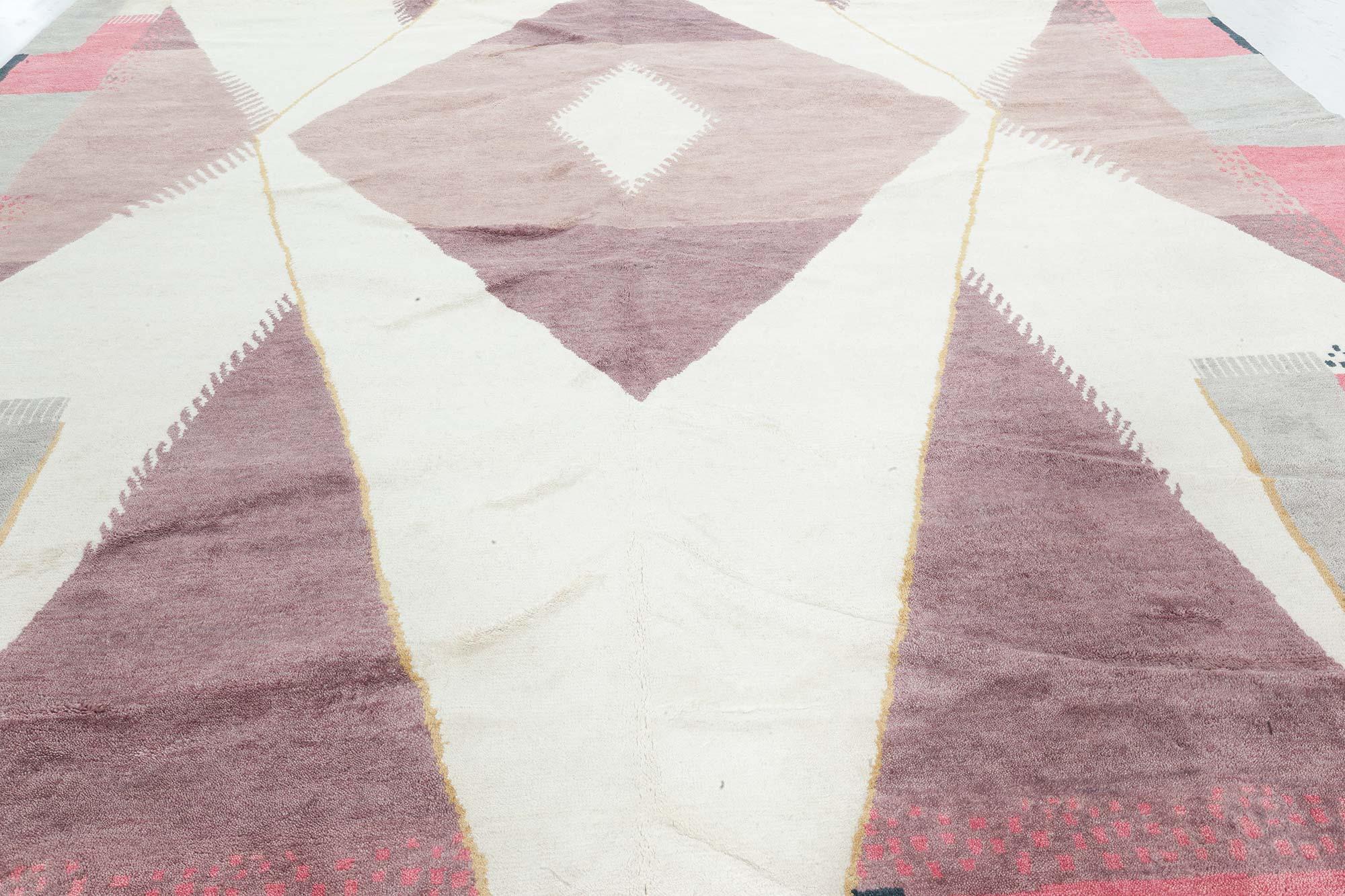 Contemporary Modern Deco Rug by Doris Leslie Blau For Sale