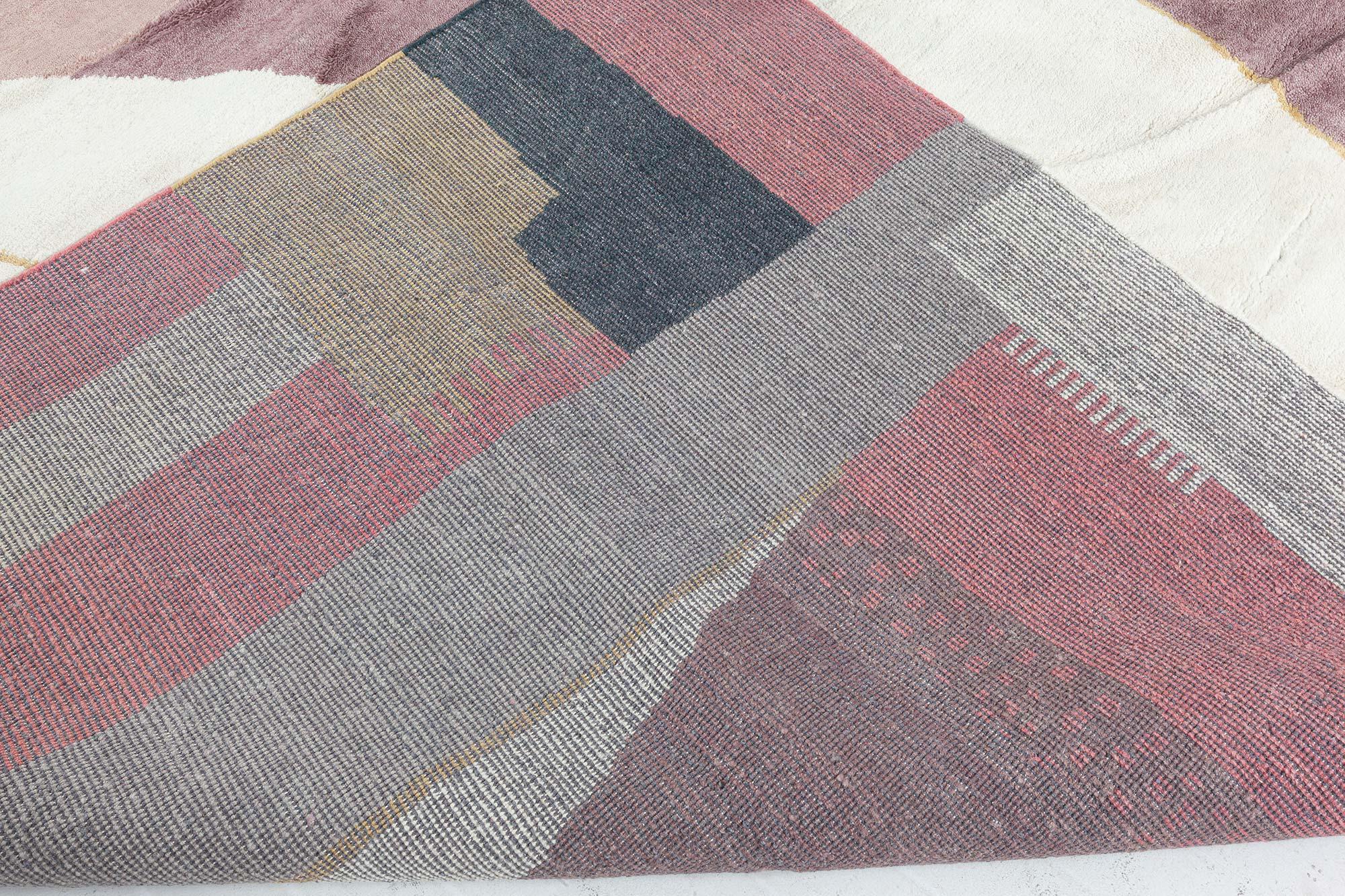 Wool Modern Deco Rug by Doris Leslie Blau For Sale
