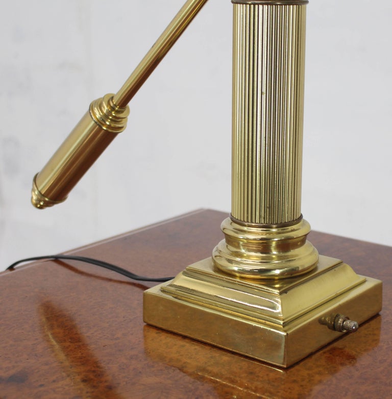 Modern Decorative Adjustable Long Arm Brass Table Desk Lamp at 1stDibs