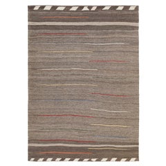 Kilim decorativo moderno en color moca
