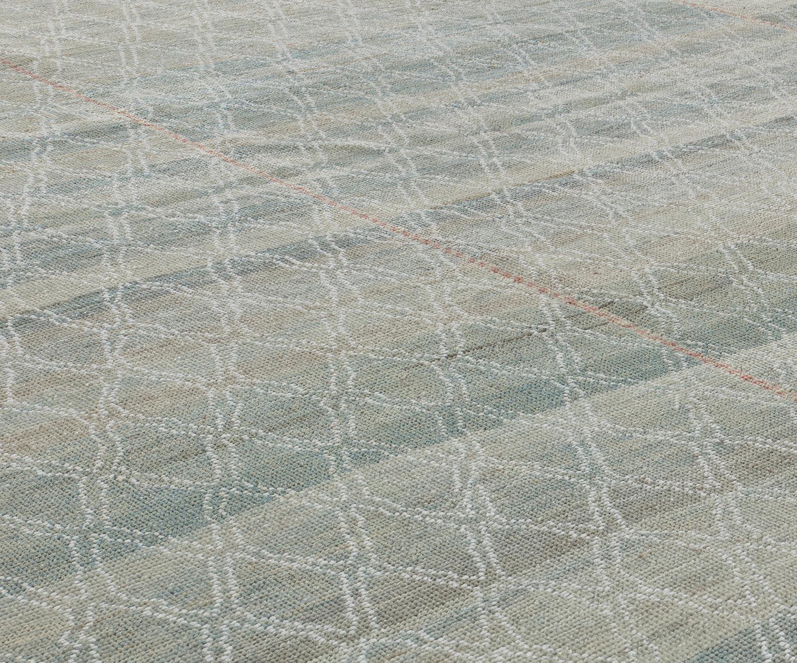 Hand-Knotted Modern Decorative Persian Shiraz Rug