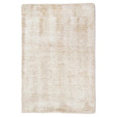 Modern Desert Collection Custom Silk Rug In Beige  By Apadana