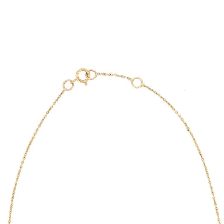Modern Design 18K Yellow Gold Round Blue Topaz Beaded Necklace Jewelry Gift In New Condition For Sale In New York, NY