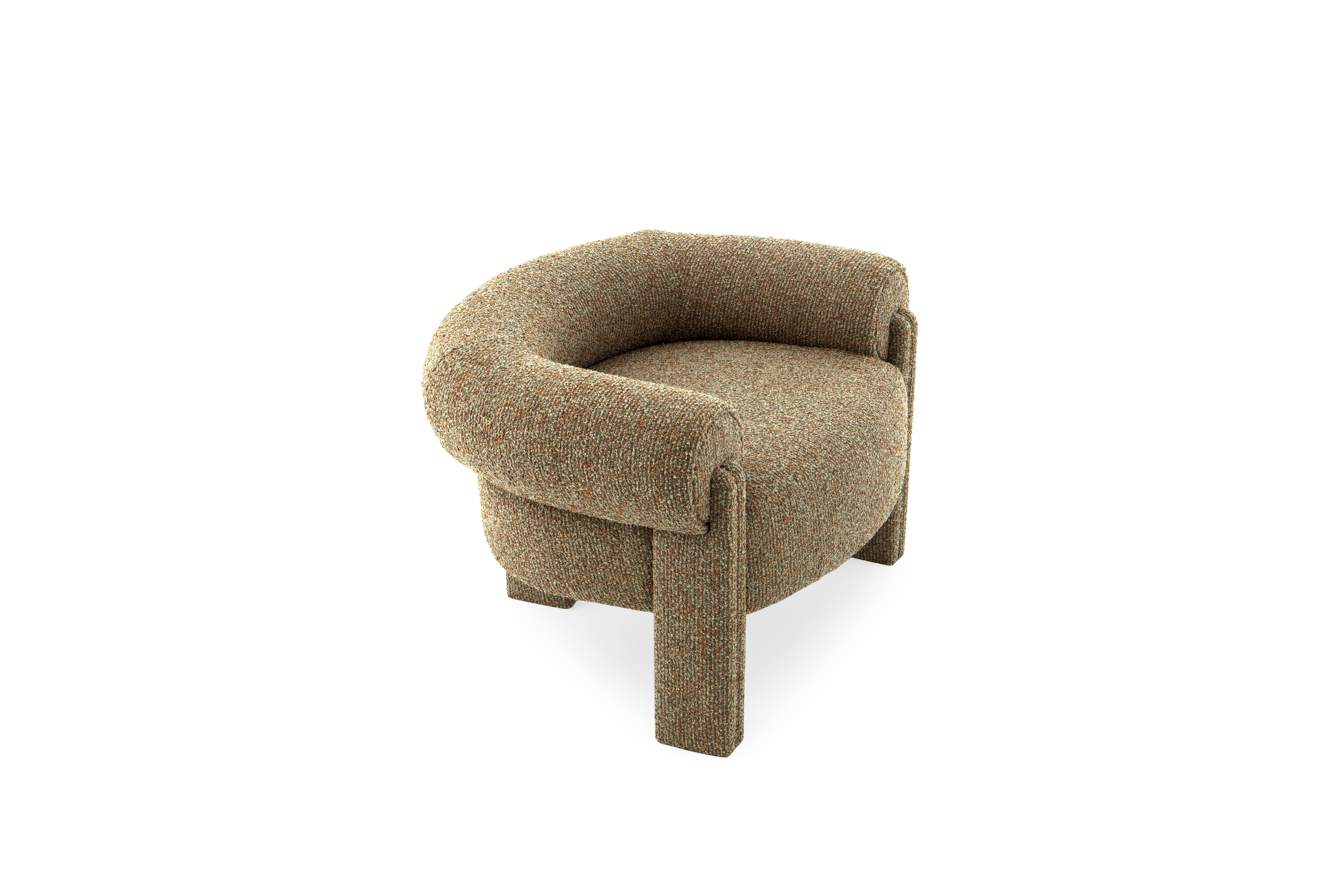 Carved Modern Design Armchair, Custom Armchair, Loft Sofa For Sale