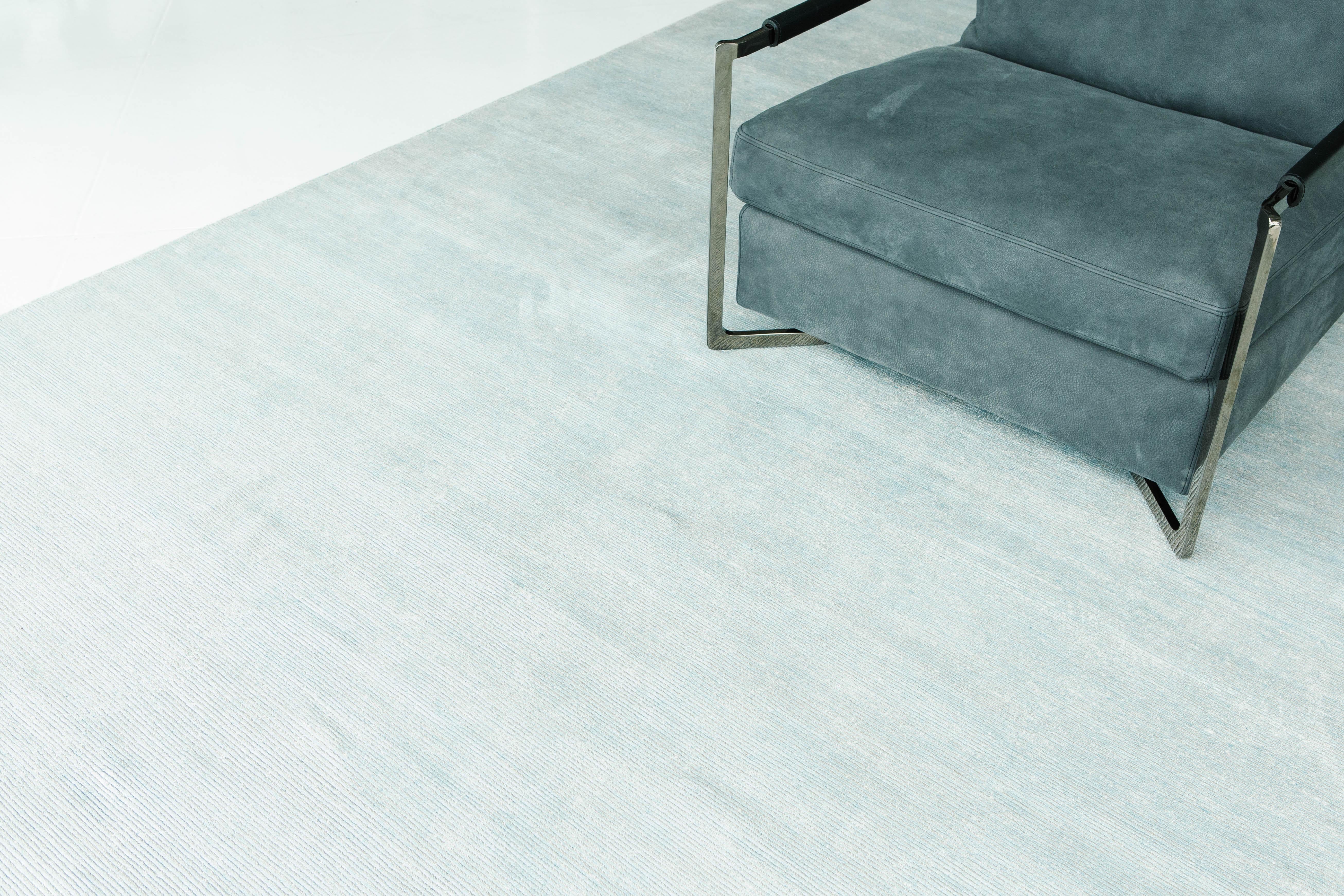 Tappeto a coste in seta di bambù dal design moderno Vita in vendita 6