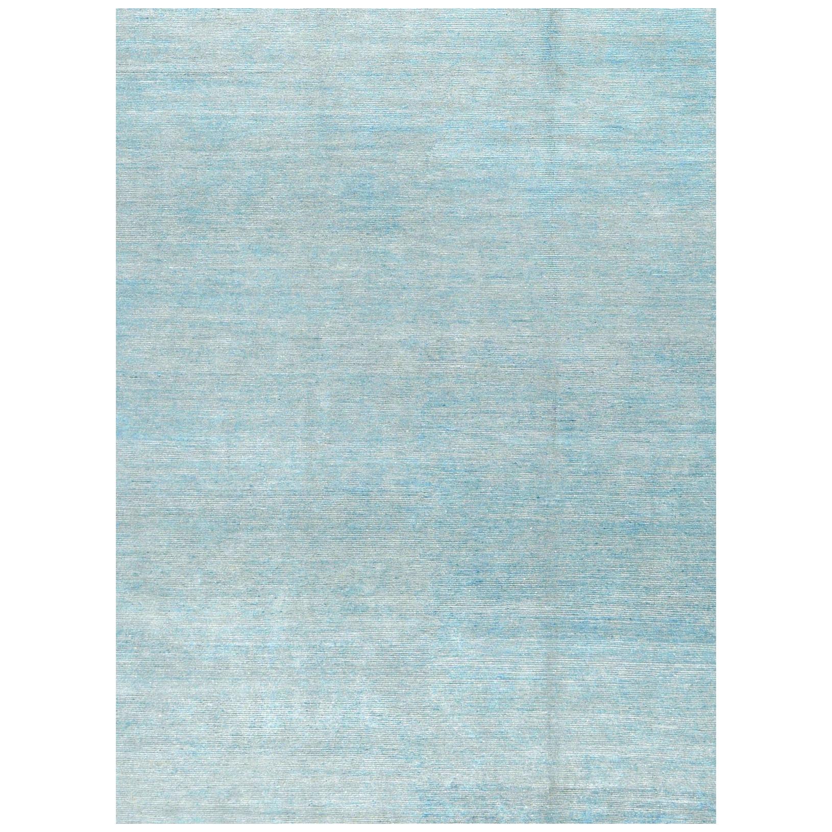 Modern Design Bamboo Silk Ribbed Rug Vita For Sale