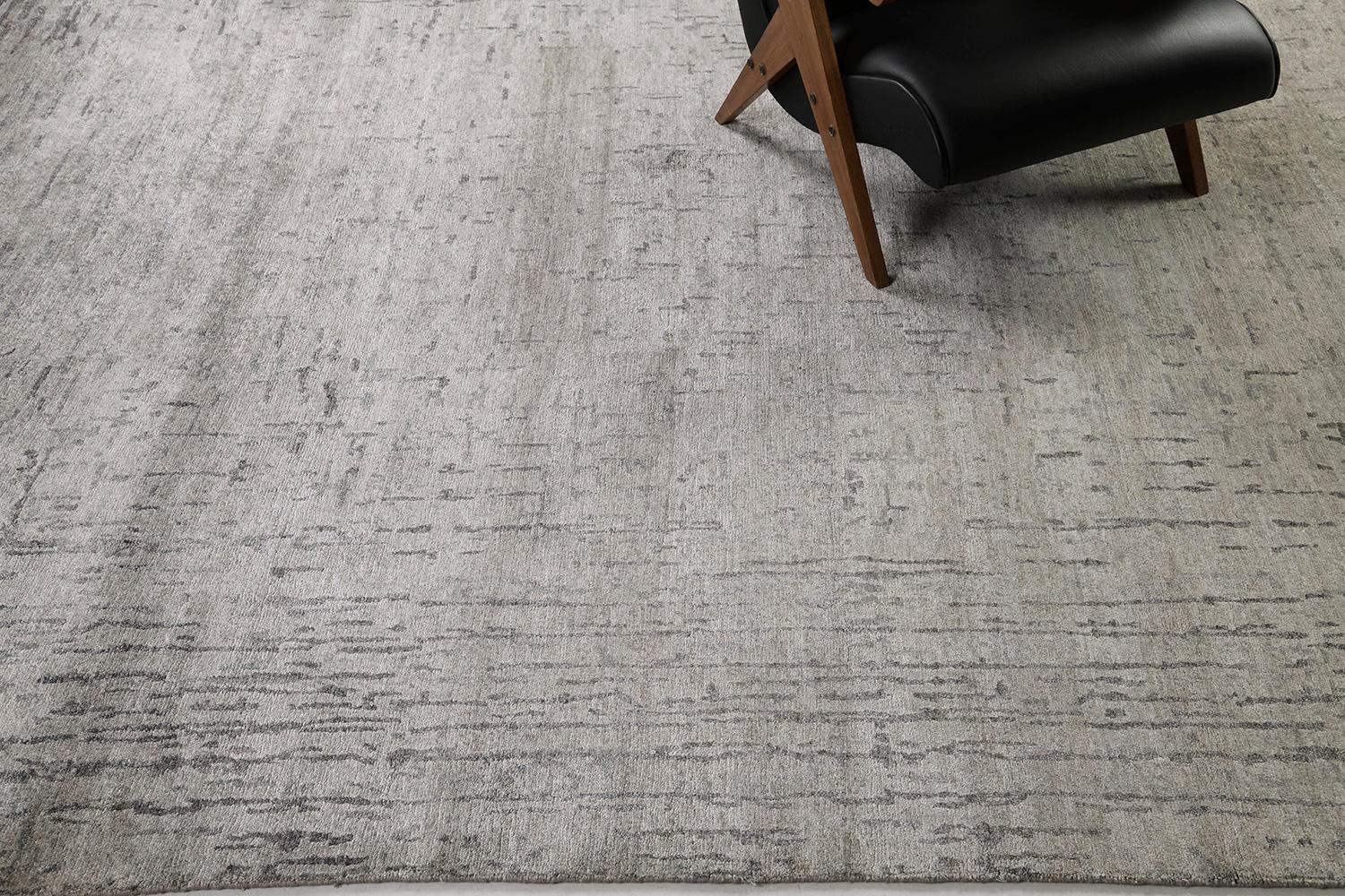 Seta Tappeto in seta di bambù dal design moderno di Mehraban Rugs in vendita
