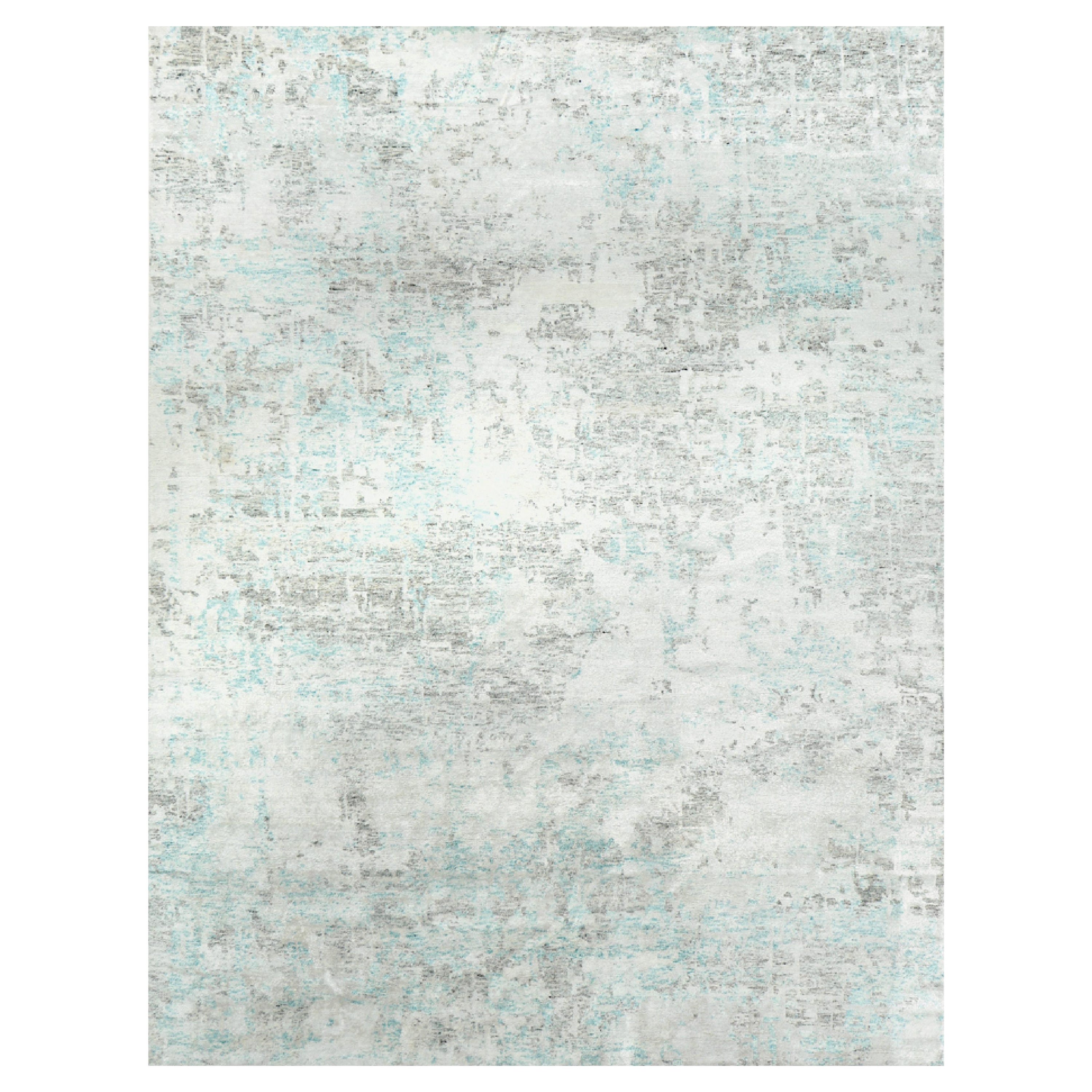 Tappeto in seta di bambù dal design moderno di Mehraban Rugs