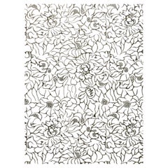 Tappeto in seta di bambù dal design moderno Jardin di Mehraban Rugs