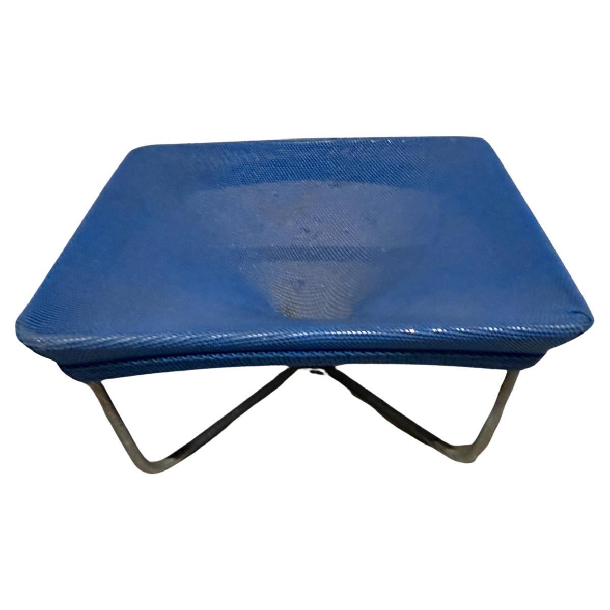 Modern Design Blue Canvas Catch All Tray For Sale