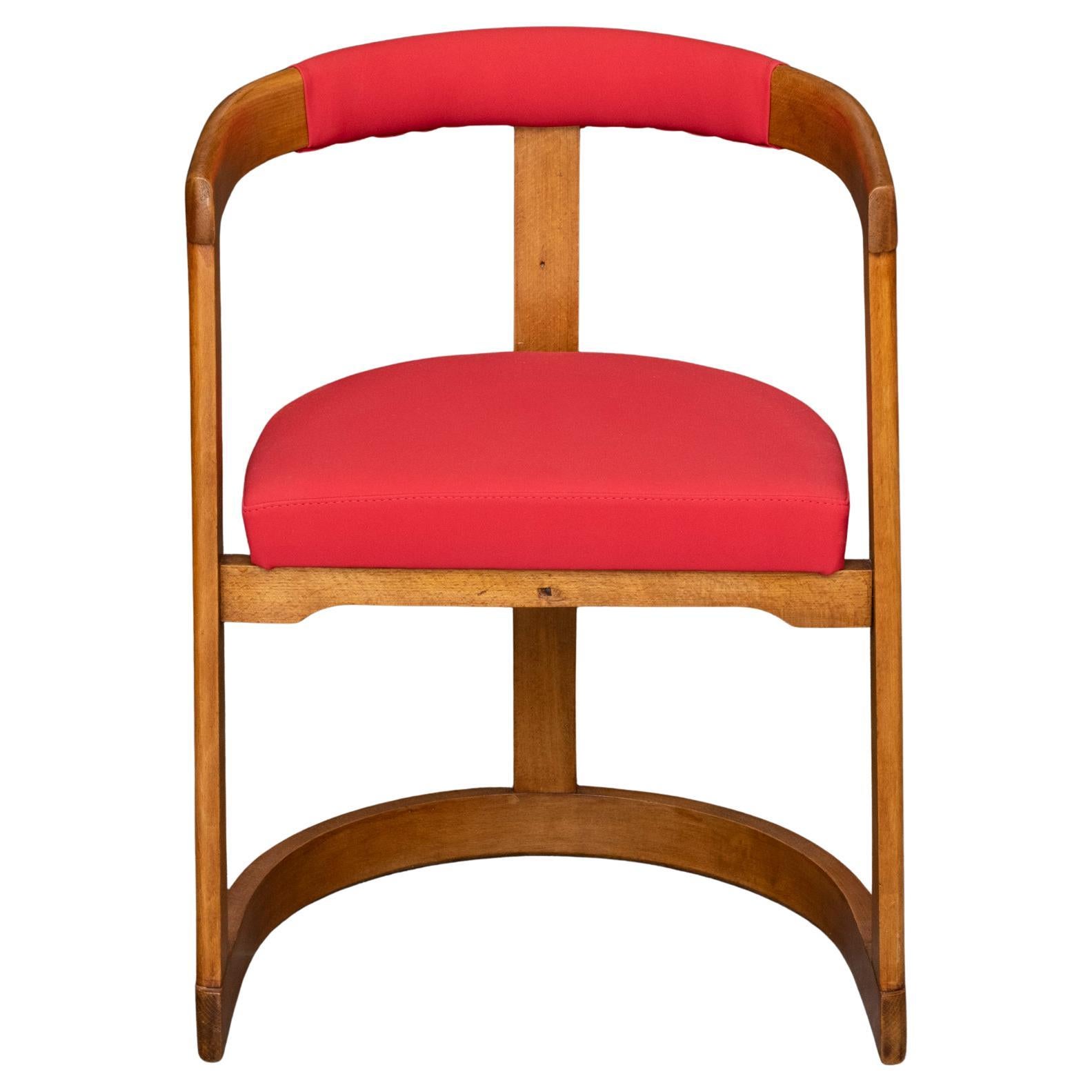 Moderner Design-Stuhl (Obstholz) im Angebot