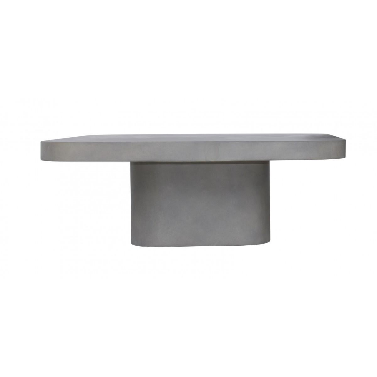 modern concrete coffee table
